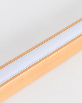 WOMO Long Linear Wood Ceiling Light-WM1012