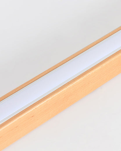 WOMO Long Linear Wood Ceiling Light-WM1012