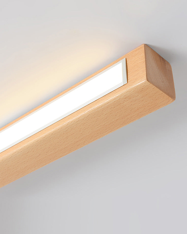 WOMO Long Linear Wood Ceiling Light-WM1012