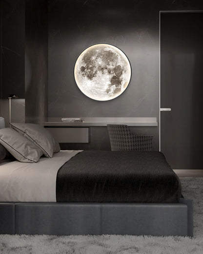 WOMO Moon/Earth Round Wall Sconce-WM6102