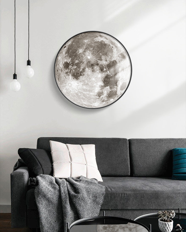 WOMO Moon/Earth Round Wall Sconce-WM6102