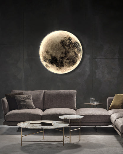 WOMO Moon/Earth Round Wall Sconce-WM6102