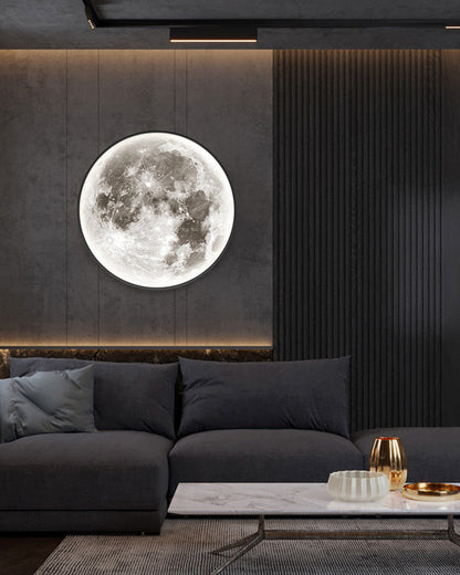 WOMO Moon/Earth Round Wall Sconce-WM6102