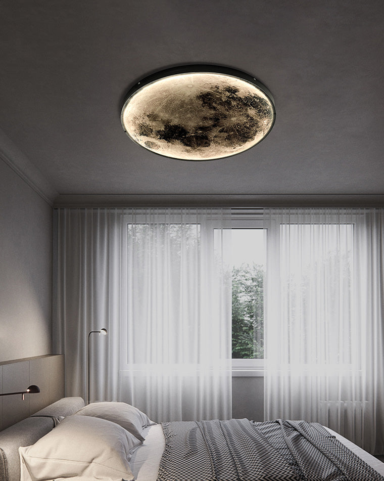 WOMO Moon/Earth Round Wall Sconce-WM6102