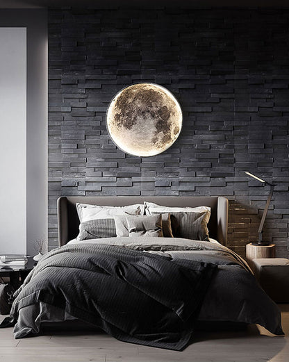 WOMO Moon/Earth Round Wall Sconce-WM6102