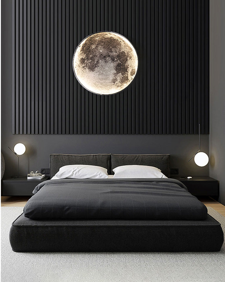 WOMO Moon/Earth Round Wall Sconce-WM6102