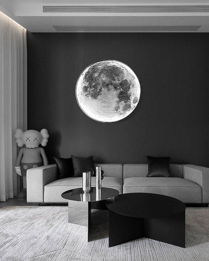 WOMO Moon/Earth Round Wall Sconce-WM6102