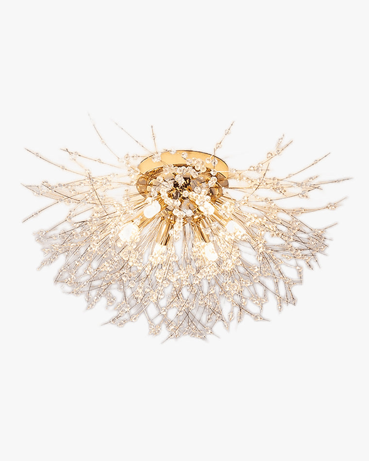 WOMO Dandelion Crystal Flower Ceiling Light-WM1014