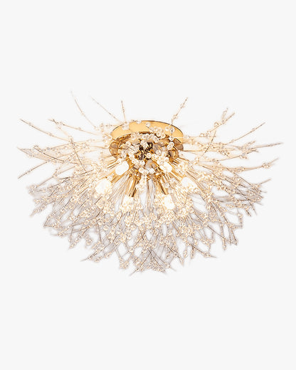 WOMO Dandelion Crystal Flower Ceiling Light-WM1014