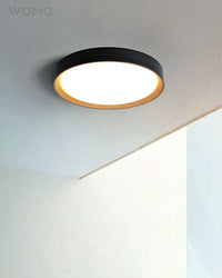 WOMO Oak Grain Round Ceiling Light-WM1017