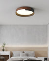 WOMO Walnut Grain Round Ceiling Light-WM1018 thumbnail