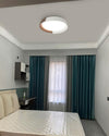 WOMO Walnut Grain Round Ceiling Light-WM1018 thumbnail