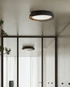 WOMO Walnut Grain Round Ceiling Light-WM1018 thumbnail