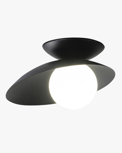 WOMO Frosted Glass Globe Asymmetrical Ceiling Light-WM1021