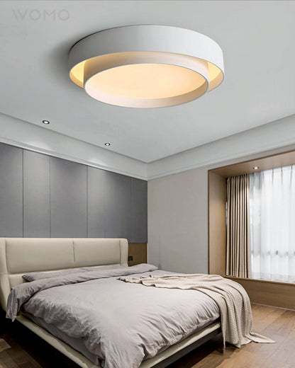 WOMO Asymmetrical Round Flush Mount Ceiling Light-WM1022