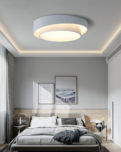 WOMO Asymmetrical Round Flush Mount Ceiling Light-WM1022