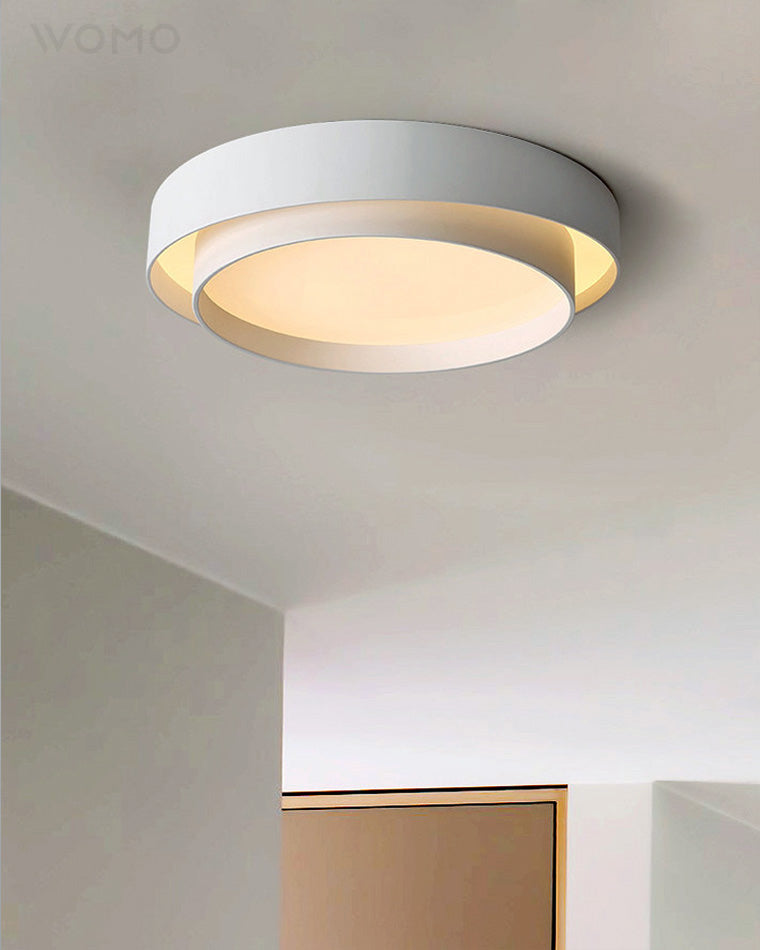 WOMO Asymmetrical Round Flush Mount Ceiling Light-WM1022