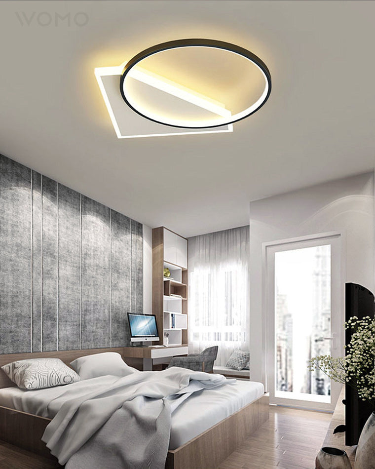 WOMO Geometric Flat Ceiling Light-WM1031