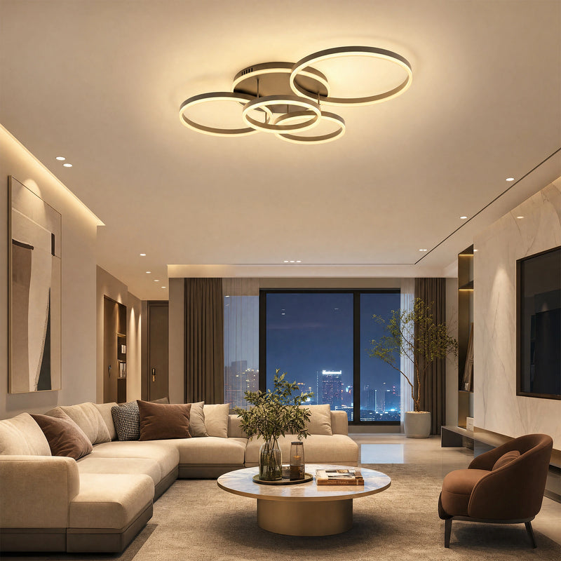 WOMO Circular LED Flush Mount Ceiling Light-WM1032