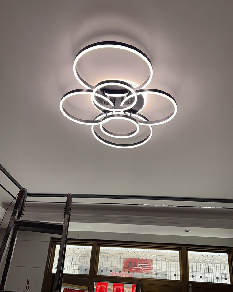 WOMO Circular LED Flush Mount Ceiling Light-WM1032