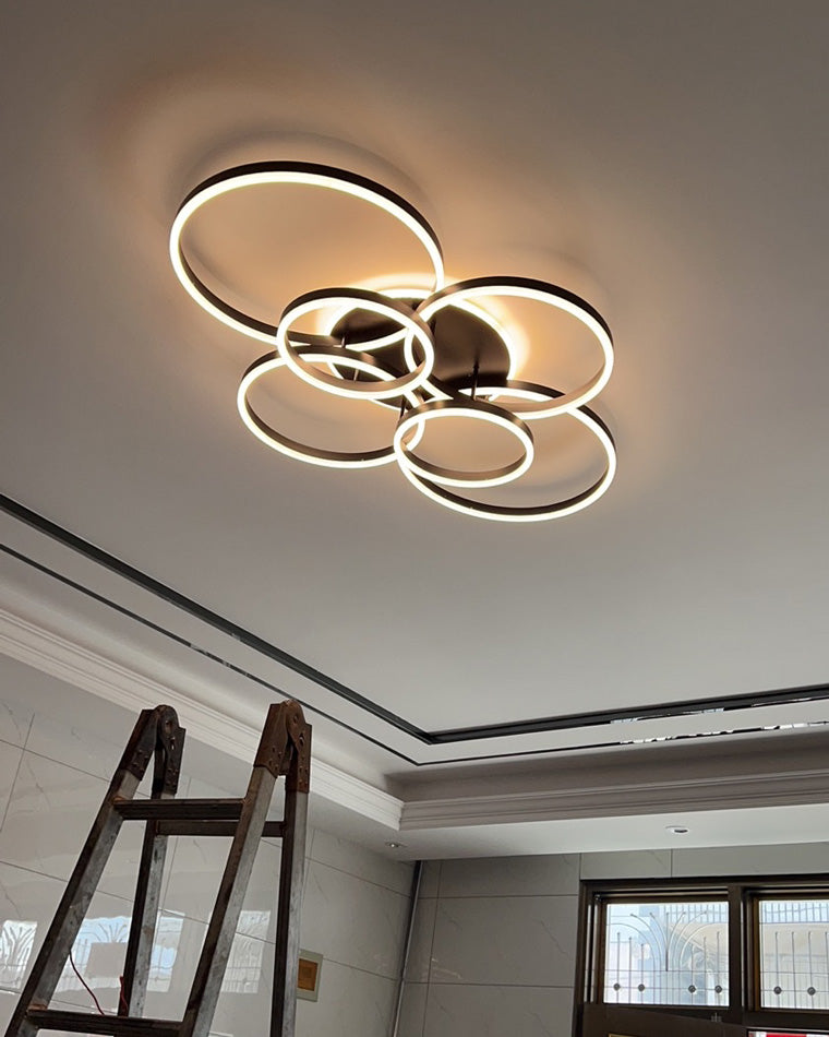 WOMO Circular LED Flush Mount Ceiling Light-WM1032