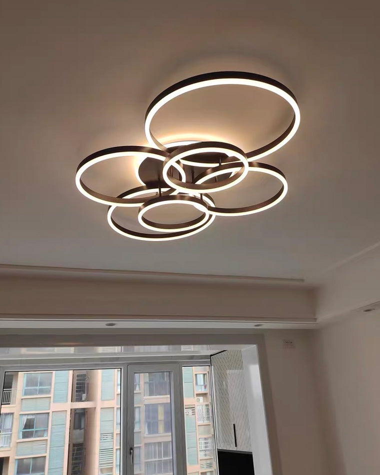 WOMO Circular LED Flush Mount Ceiling Light-WM1032
