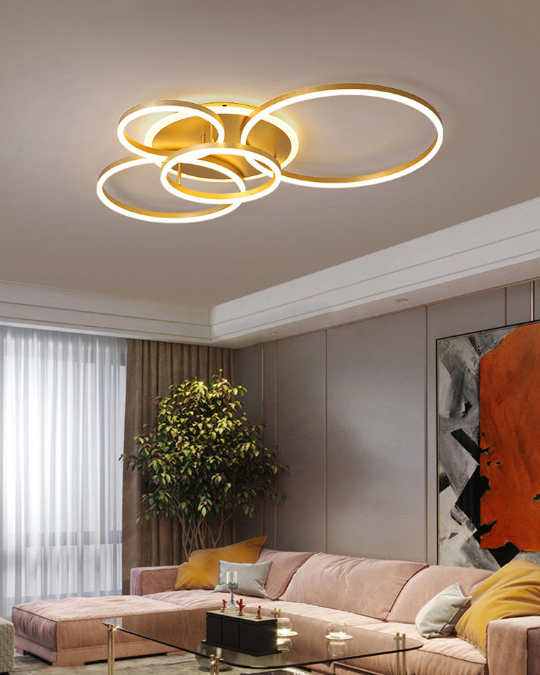 WOMO Circular LED Flush Mount Ceiling Light-WM1032