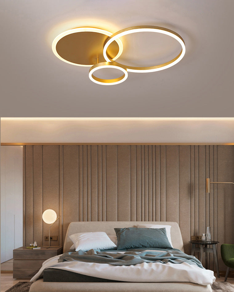 WOMO Circular LED Flush Mount Ceiling Light-WM1032