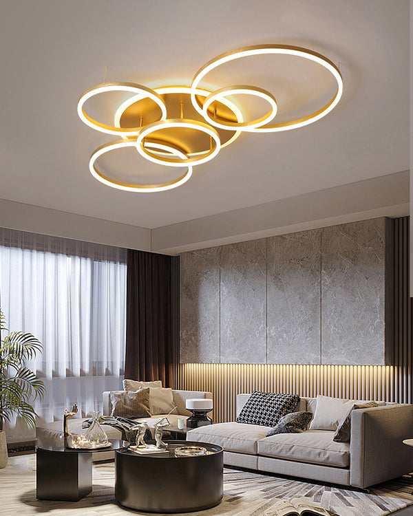 WOMO Circular LED Flush Mount Ceiling Light-WM1032