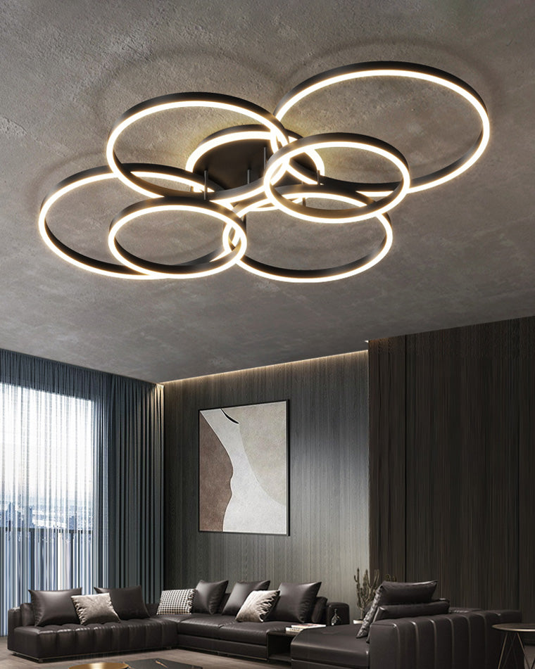 WOMO Circular LED Flush Mount Ceiling Light-WM1032