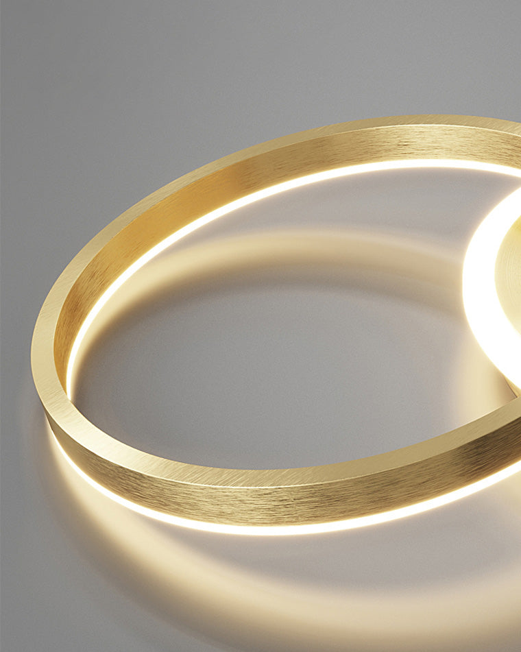 WOMO Circular LED Flush Mount Ceiling Light-WM1032