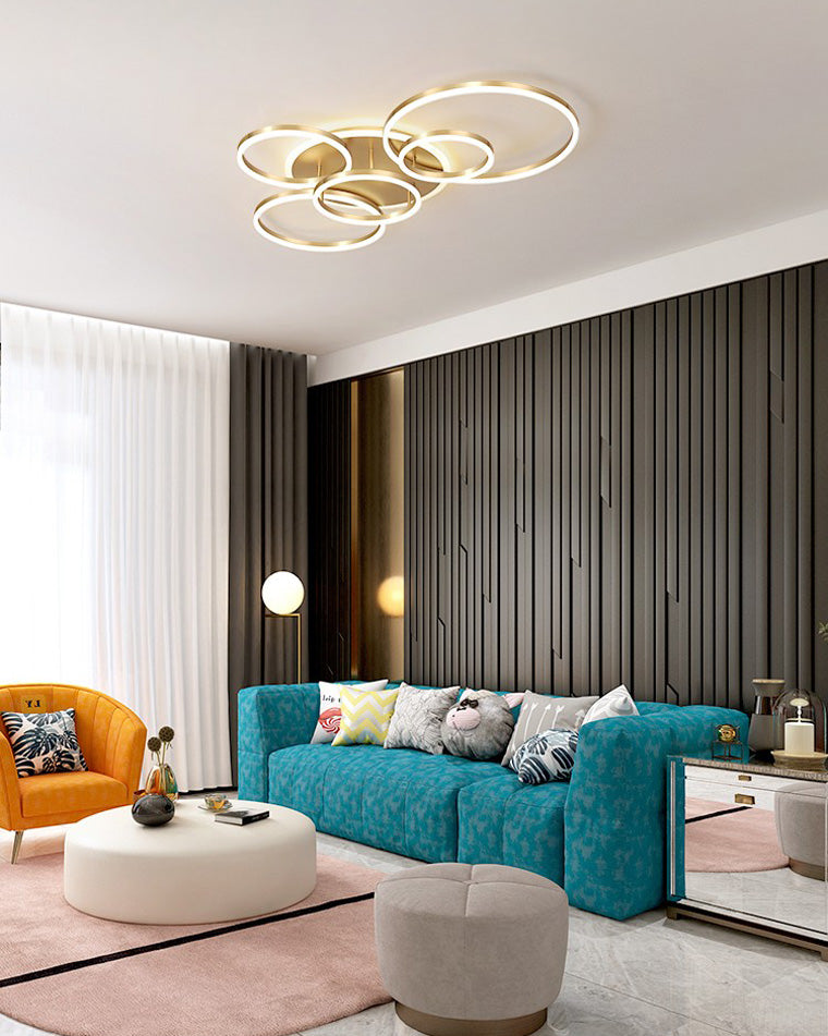 WOMO Circular LED Flush Mount Ceiling Light-WM1032