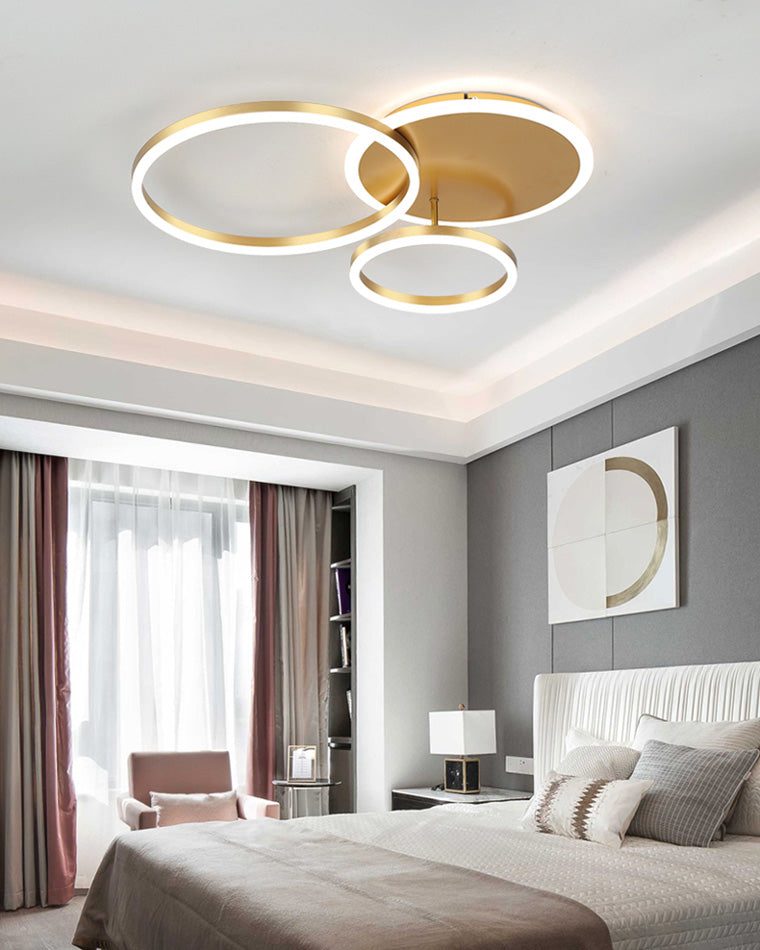 WOMO Circular LED Flush Mount Ceiling Light-WM1032
