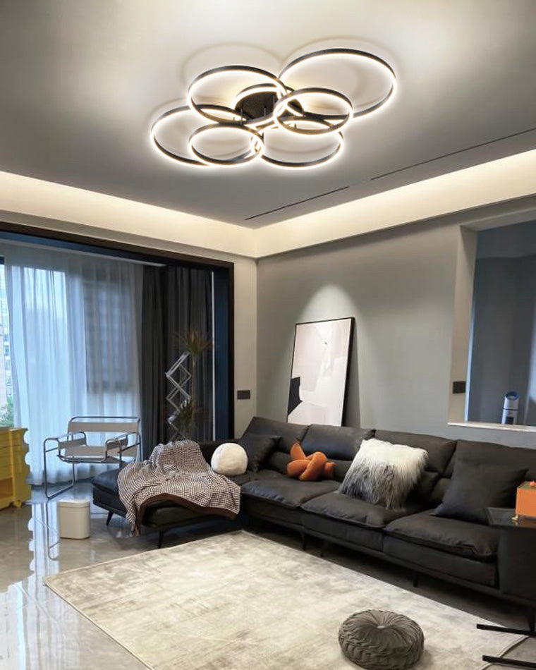 WOMO Circular LED Flush Mount Ceiling Light-WM1032