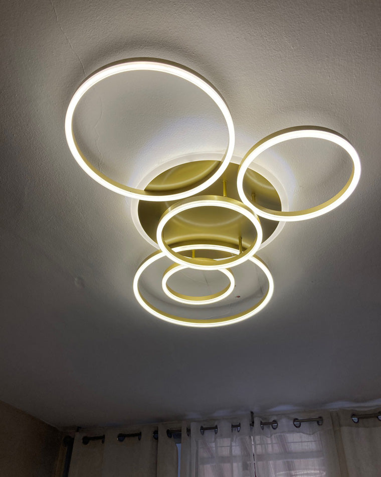 WOMO Circular LED Flush Mount Ceiling Light-WM1032