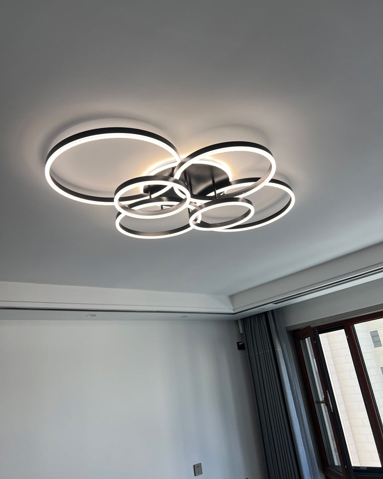 WOMO Circular LED Flush Mount Ceiling Light-WM1032