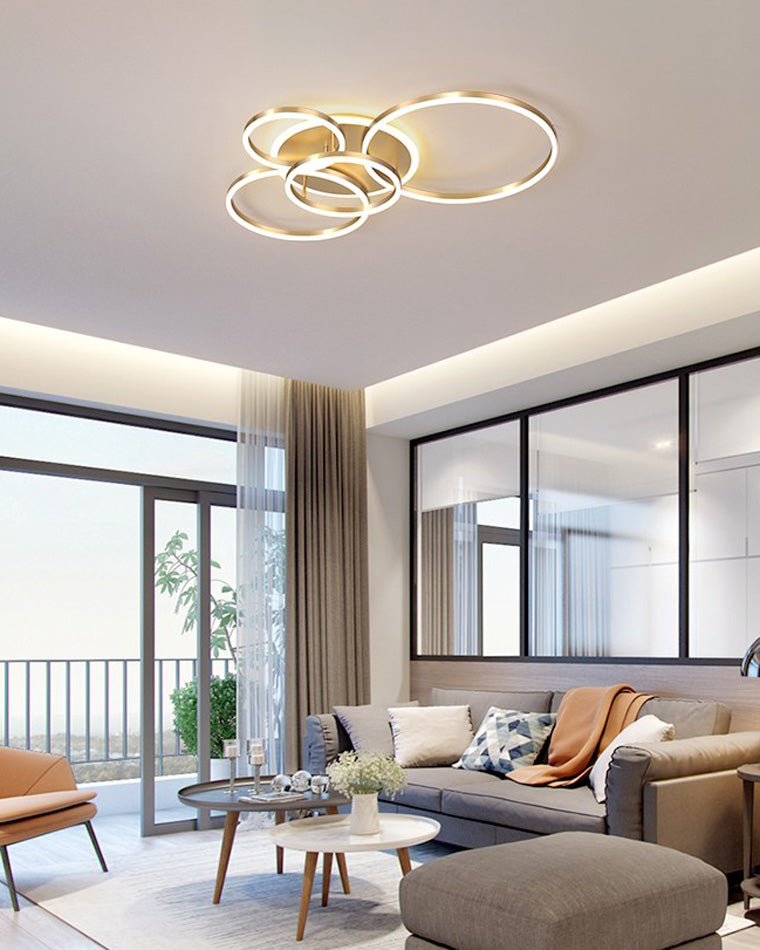 WOMO Circular LED Flush Mount Ceiling Light-WM1032