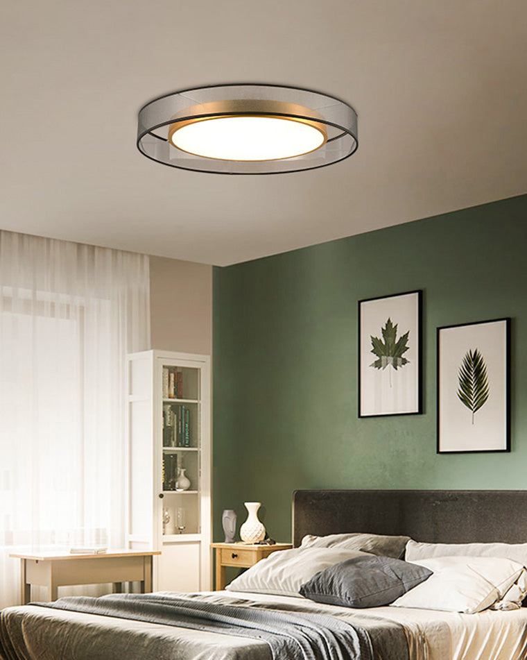 WOMO Fabric Round Ceiling Light-WM1033