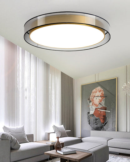 WOMO Fabric Round Ceiling Light-WM1033