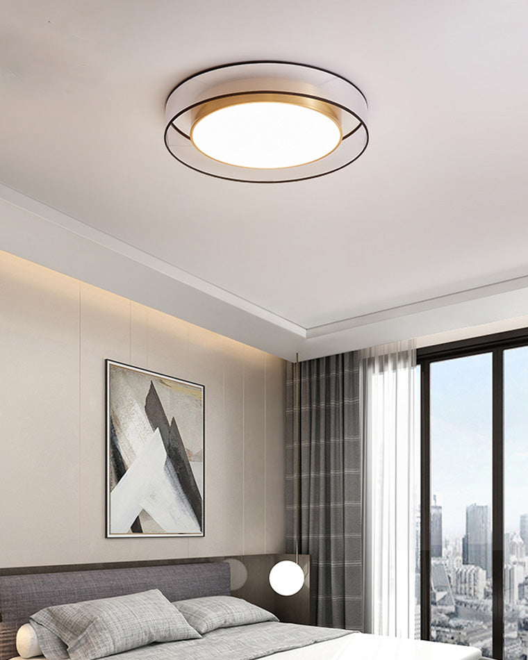 WOMO Fabric Round Ceiling Light-WM1033