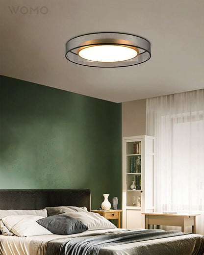 WOMO Fabric Round Ceiling Light-WM1033