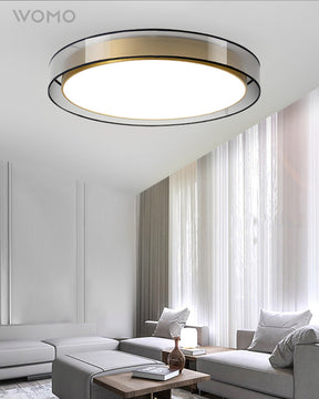 WOMO Fabric Round Ceiling Light-WM1033