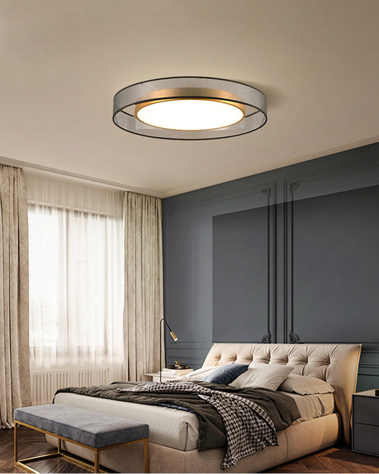 WOMO Fabric Round Ceiling Light-WM1033