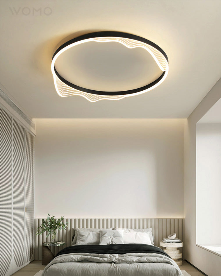 WOMO Wavy Round Integrated Led Ceiling Light-WM1035