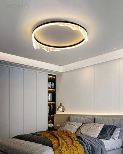 WOMO Wavy Round Integrated Led Ceiling Light-WM1035