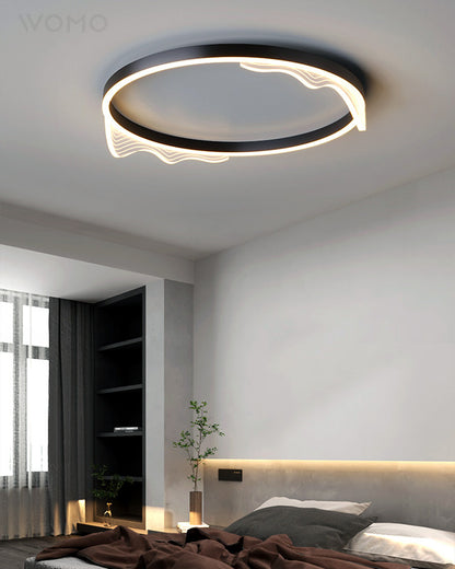 WOMO Wavy Round Integrated Led Ceiling Light-WM1035