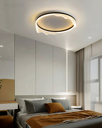 WOMO Wavy Round Integrated Led Ceiling Light-WM1035