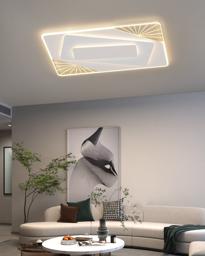 WOMO Flat Geometric Ceiling Light-WM1040