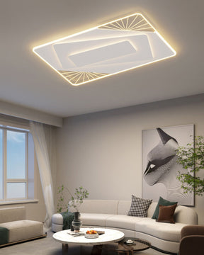 WOMO Flat Geometric Ceiling Light-WM1040