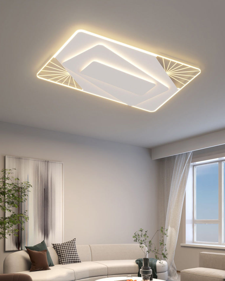 WOMO Flat Geometric Ceiling Light-WM1040